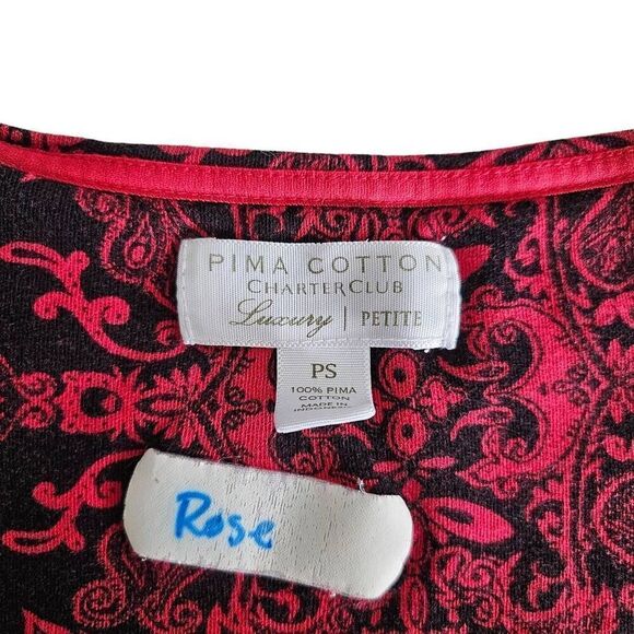 whimsigoth patterned baby tee - Picture 4 of 4